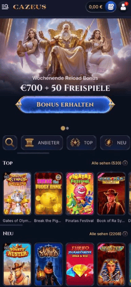 Cazeus Casino Download Mobiele App
